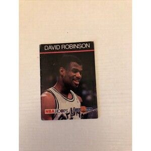 Vintage David Robinson NBA Hoops Mini Booklet + 28 other NBA Cards